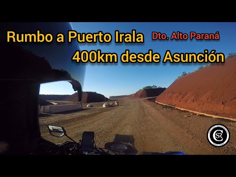 A Puerto Irala (dto. de Alto Paraná) 400km desde Asunción .