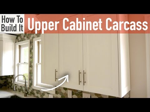 DIY 30in & 15in Upper Cabinet Carcasses (Frameless) Video