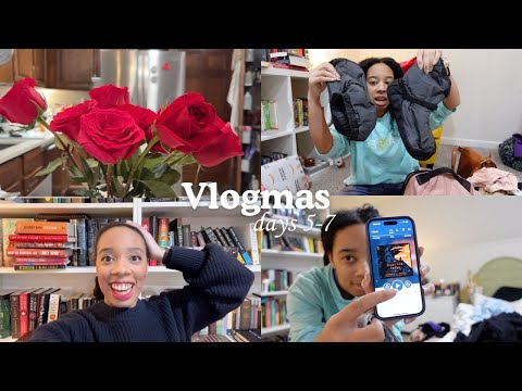 vlogmas days 5-7 | cleaning, packing for the theater, and a busy weekend