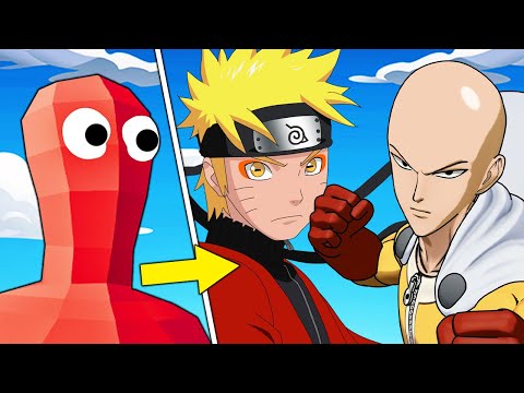 I UPGRADE This Wobbler Into Ainz Ooal Gown, One Punch Man, Goku, Naruto and Pokemon in TABS!