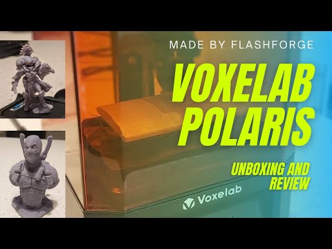 Voxelab Polaris LCD Resin 3D Printer Demo