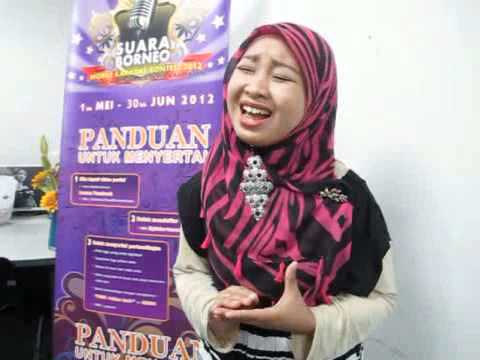 Ezzah singing for Suara Borneo