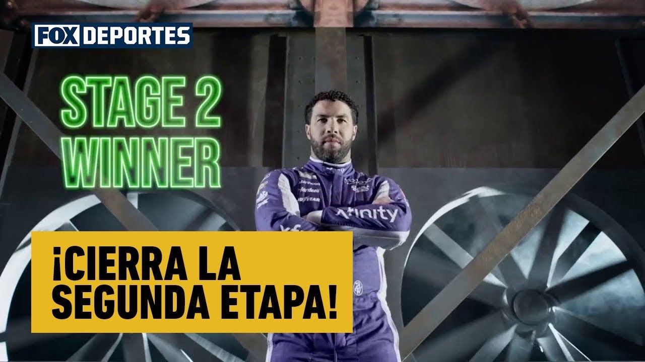 😮‍💨🔥 Daytona500 | ¡CIERRA LA SEGUNDA ETAPA! Bubba Wallace se queda con el liderato | NASCAR