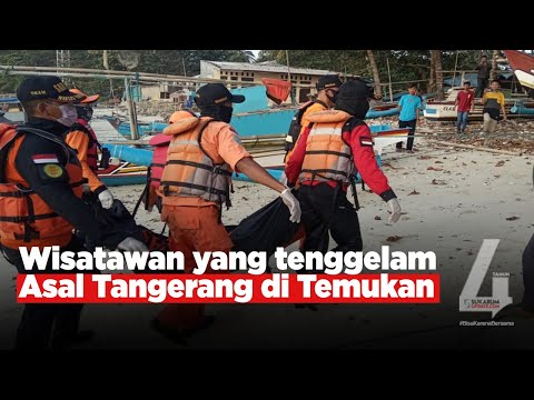 Video: Wisatawan yang tenggelam Asal Tangerang Ditemukan
