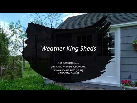 Chiefland Farmers Flea Market Sells Weather King Sheds