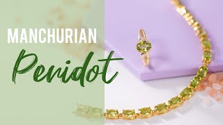 Green Manchurian Peridot 18k Yellow Gold Over Silver August Birthstone Pendant With Chain 1.16ct Related Video Thumbnail