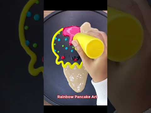 Shorts - Ice Cream Pancake Art @rainbowpancakeart