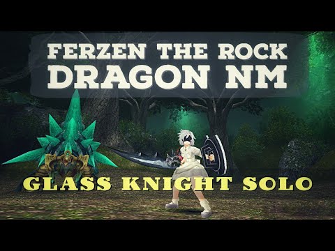 Ferzen The Rock Dragon NM vs Glass Knight Solo (01:57) | Toram Online
