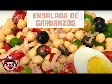 Ensalada de Garbanzos con Atún en 5 Pasos 🥗 ¡RECETA CON GARBANZOS!