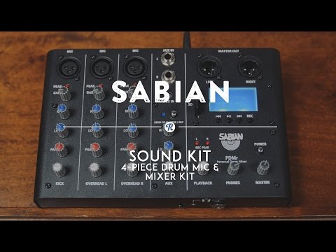 Sabian Sound Kit 4-Piece Drum Mic & Mixer | Reverb Demo Video