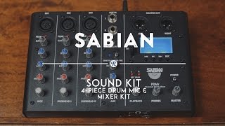 Sabian Sound Kit 4-Piece Drum Mic & Mixer | Reverb Demo Video