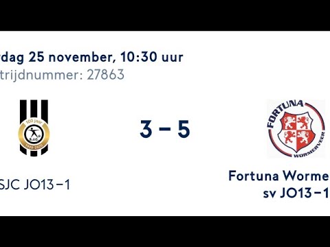 20231125 SJC jo13-1  - Fortuna Wormerveer jo131-