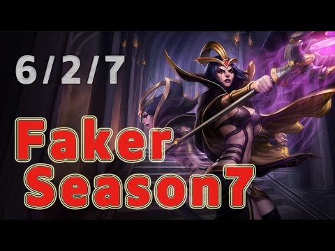 SKT T1 Faker LeBlanc MID vs Ryze Patch 7.7