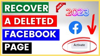 (NEW Method) How To Recover A Deleted Facebook Page? [in 2023]