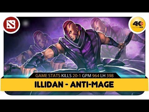 Illidan Anti-mage ranked gameplay in Dota 2