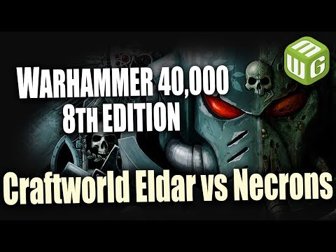 Craftworld Eldar vs Necrons Wahammer 40k Battle Report Ep 51