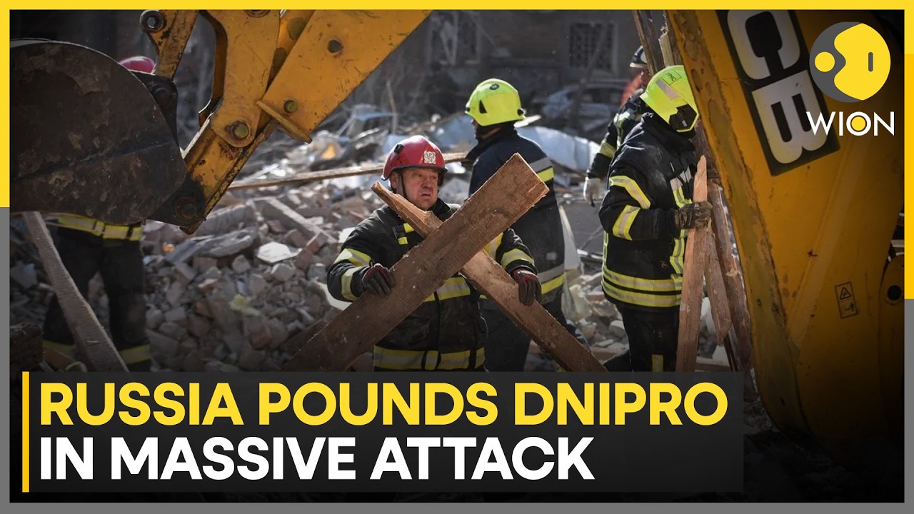 Russia Pounds Dnipro in Massive Attack; Deadly 20-Hour Strike Kills 8, Injures 49 | WION News
