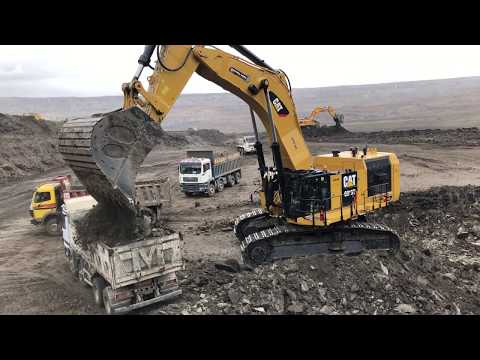 Caterpillar 6015B Excavator Loading Trucks - Sotiriadis Brothers