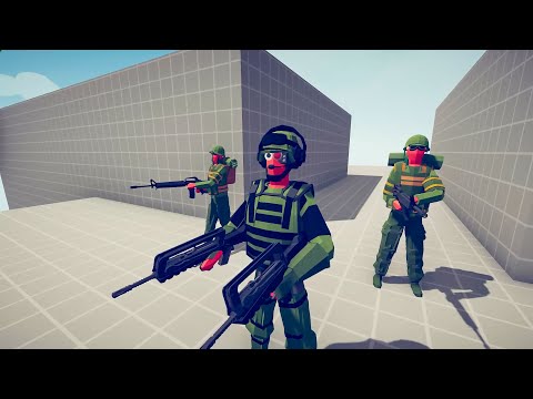 VIETNAM ARMY SOLDIER vs 100x ARMIES   🏹 Totally Accurate Battle Simulator TABS