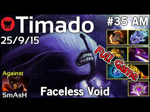 Timado [Infamous] plays Faceless Void!!! Dota 2 Full Game 7.20