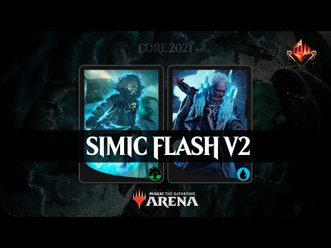 Mythic Rank. Simic Flash v2. MTG Arena | Core 2021 | Standart (part 3)