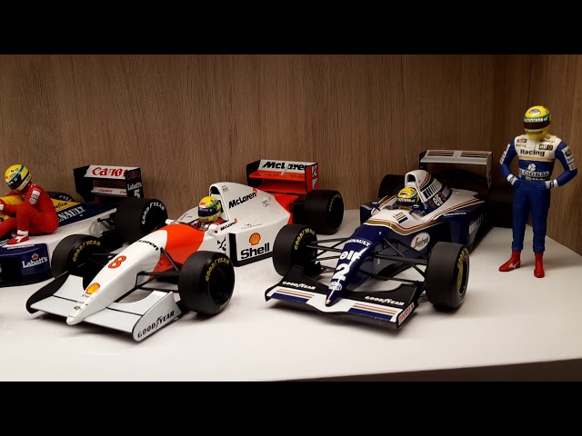 Vídeo relacionado con Minichamps 540308419 - Casco Ayrton Senna First F1 GP Brazil 1984 - Escala 1/8 - Coche en Miniatura