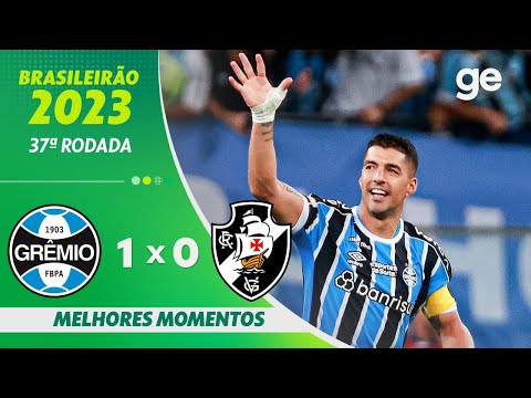 Gols e lances de Grêmio x Vasco da Gama