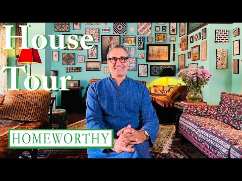 HOUSE TOUR | A Colorful Farmhouse in Delhi, India