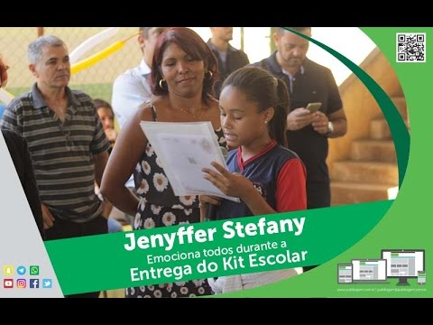 Entrega de kits escolares na escolas municipais de Contagem e o sonho de uma aluna de 12 anos