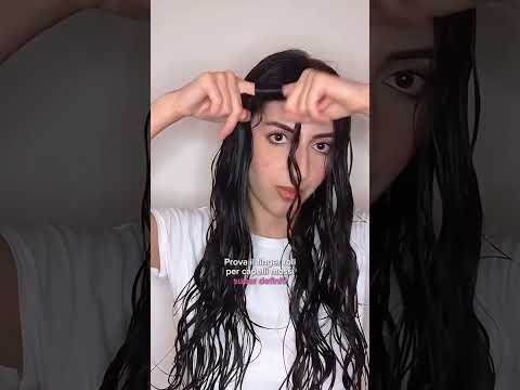 Capelli mossi definiti senza spazzole con il finger roll☝🏻➿ #stylingcapellimossi #tutorialcapelli