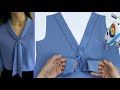Best Way To Sewing Beautiful Collar V Neck In Just 10 Minutes Sewing For Beginners