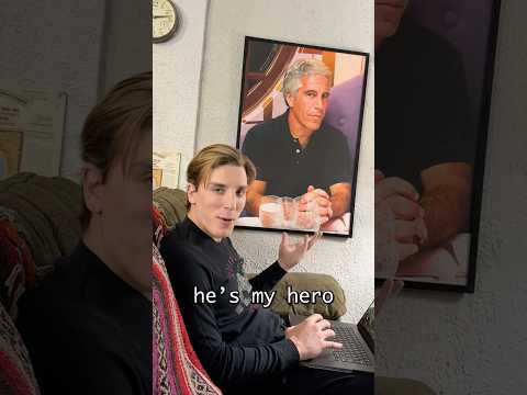 my roommate has an Epstein poster…