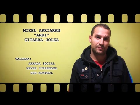 MusikaZuzenean TB - HITZ BITAN: Mikel Arriaran "Arri" (Arkada Social)