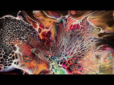 Phoenix Rising - Sheleeart style vibrant galaxy bloom