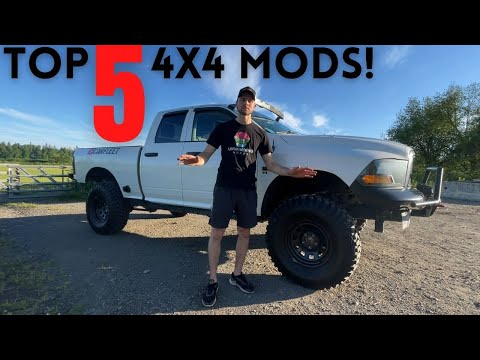 My Top 5 Off Road Mods For Your 2009-2018 Dodge RAM!!! Full Size Off Roading (Budget Build)