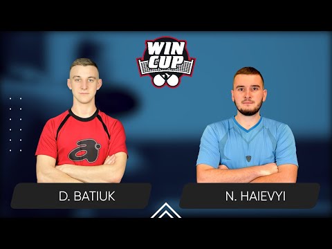 09:45 Dmytro Batiuk - Nazarii Haievyi 21.06.2025 WINCUP Master. TABLE 2