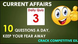 Current affairs Quiz -3