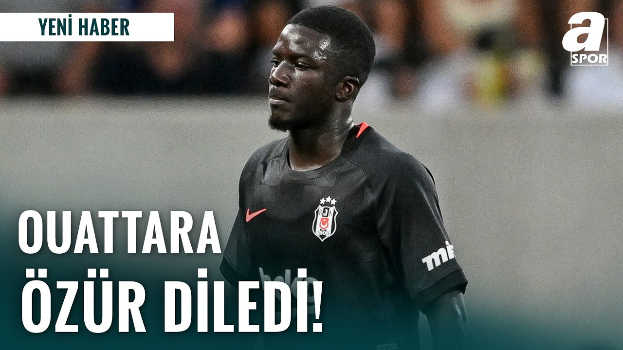 Beşiktaş'ta Kassoum Ouattara Hradec Kralove Maçında Kırmızı Kart Gördü, Özür Diledi
