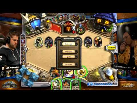 AKAWonder vs  TiddlerCelestial  - Semi Finals -  DreamHack Hearthstone Grand Prix