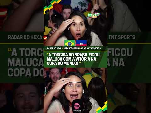 CUIDADO AÍ, ALINE!😅 A torcida do Brasil tá fazendo a festa depois da vitória sobre o Haiti #shorts