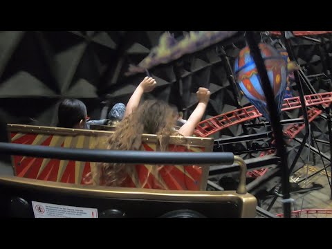 Eurosat CanCanCoaster fahrt bei Licht |POV @Europa-Park|