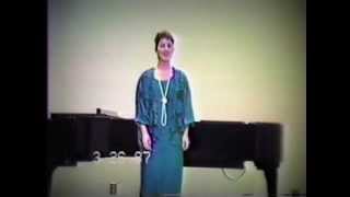 Janine Wanée 1987 Recital video