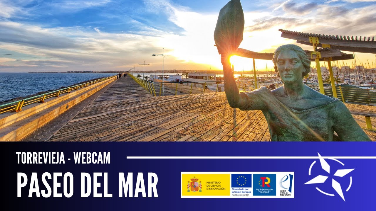 Live webcam view of Torrevieja Marina & Paseo del Mar