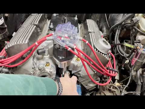 Holley Sniper distributor install in a 302 Ford