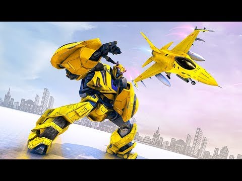 Jet War Robot Shooting Trailer