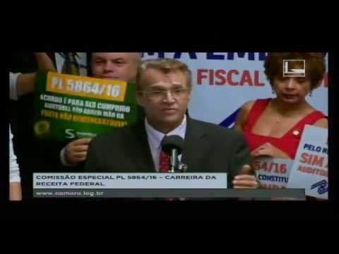 Audiência Pública PL 5864/16 - FALA DO PRESIDENTE DO SINDFAZENDA  LUIS ROBERTO.