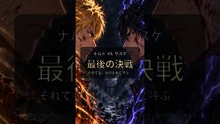 【NARUTO】ナルトVSサスケ、最後の決戦。「それでも、お前を友と呼ぶ。」#shorts  #ai音楽