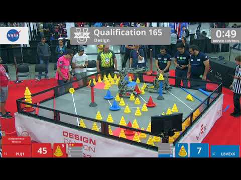 2018 VEXU Design Q165 - PUJ1 vs LBVEX6 - 84 to 2
