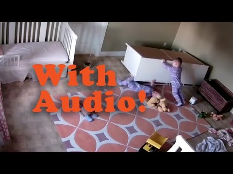 Two year old miraculously saves twin brother (full video with Audio!)