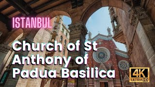 Istanbul's Largest Catholic Church, St Anthony of Padua Basilica | 4K 60FPS